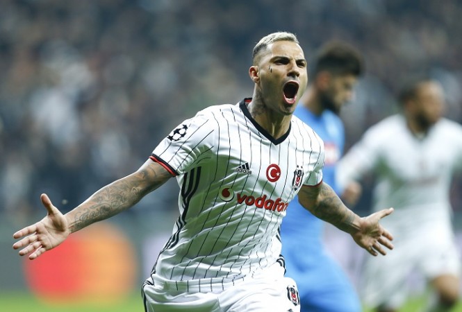 Benfica forward Ricardo Quaresma celebrates after scoring against Napoli, November 1, 2016 Ricardo Quaresma Besiktas
