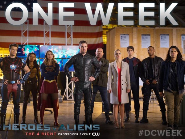 The much anticipated superhero crossover episode between Arrow, The Flash, Supergirl and Legends of Tomorrow Arrow