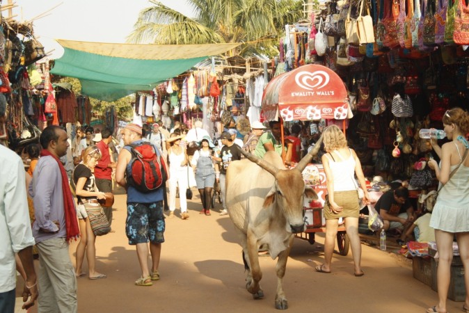 Goa to go cashless from December 31 Pictured: Wednesday flea market in Goa goa flea market