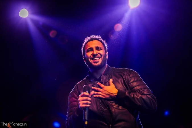 Pictured: Ash King performing at Ballard Estate Festival Mumbai Ash King