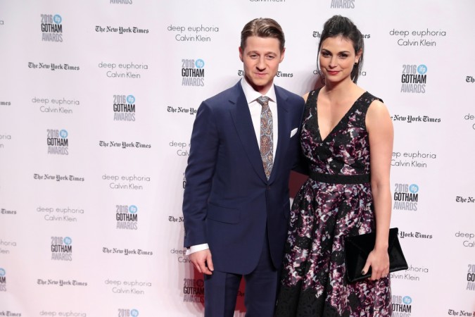 Actors Ben McKenzie and Morena Baccarin arrive on the red carpet at the 2016 IFP Gotham Independent Film Awards in Manhattan, New York, U.S. November 28, 2016. Ben Mckenzie and Morena Baccarin