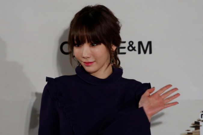 South Korean singer Kim Tae-yeon, or better known as TaeYeon, from the Girls' Generation poses on the red carpet during Mnet Asian Music Awards (MAMA) in Hong Kong, China December 2, 2016. TaeYeon