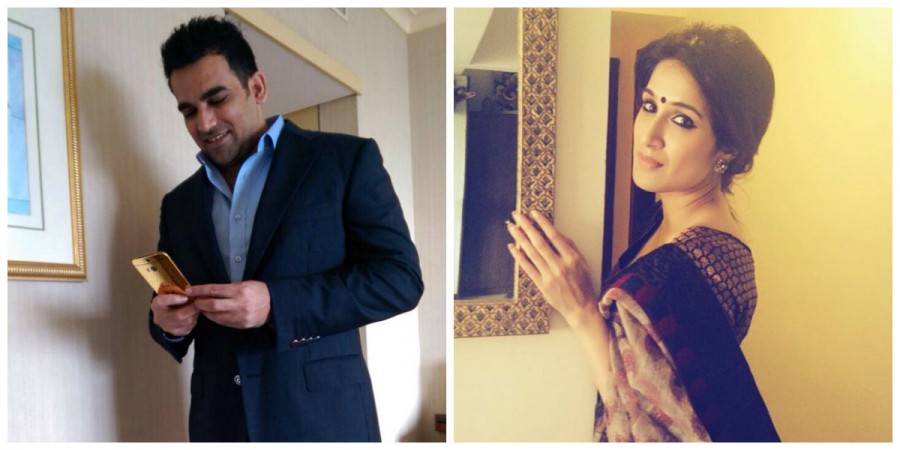 Pictured: Zaheer Khan and Sagarika Ghatge Zaheer Khan and Sagarika Ghatge