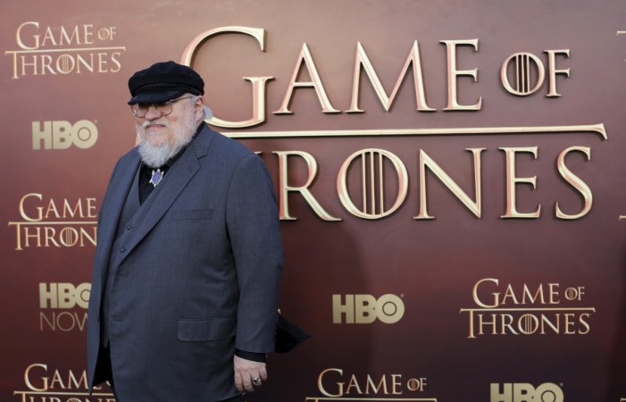Co-executive producer George R.R. Martin arrives for the season premiere of HBO's Game of Thrones in San Francisco, California March 23, 2015. Game of Thrones