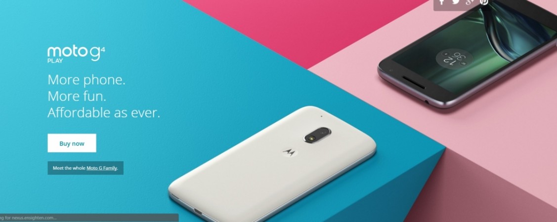 Motorola Moto G4 Play available at $99 Motorola Moto G4 Play receives huge price-cut; available at $99: At a time when Android Nougat starts seeding to Moto G4 Plus