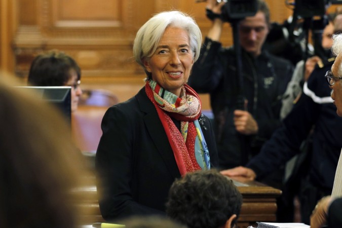 In picture: Managing Director of the International Monetary Fund (IMF) Christine Lagarde is seen before the start of her trial about a state payout in 2008 to a French businessman, at the courts in Paris, France, December 12, 2016. Christine Lagarde