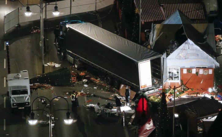 A general view shows the site where a truck ploughed through a crowd at a Christmas market on Breitscheidplatz square near the fashionable Kurfuerstendamm avenue in the west of Berlin, Germany, December 20, 2016 berlin truck attack