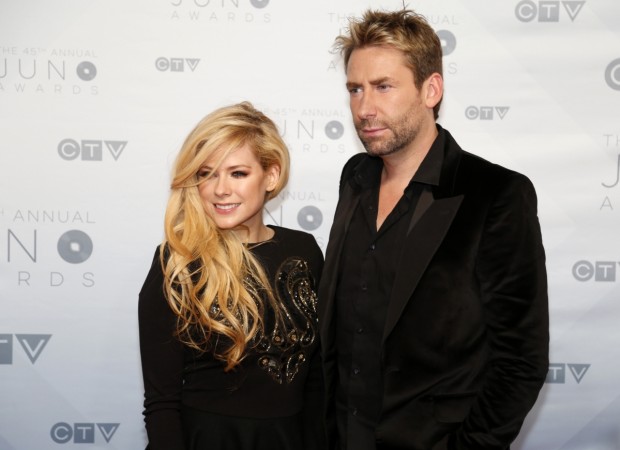 Singer Avril Lavigne and Chad Kroeger arrive on the red carpet for the 2016 Juno Awards in Calgary, Alberta, Canada, April 3, 2016. Avril Lavigne