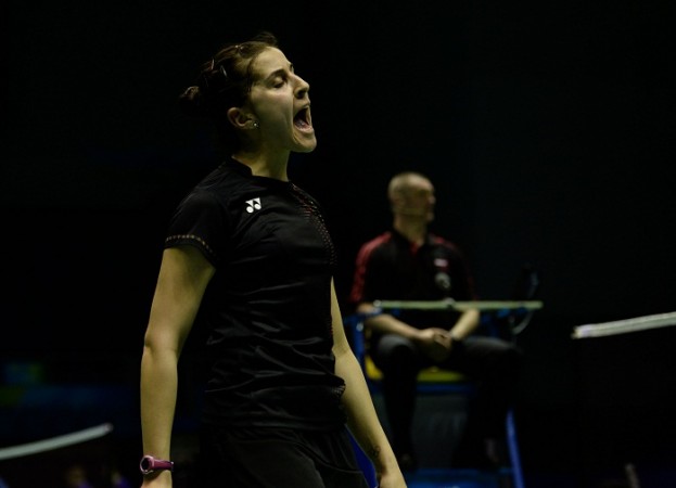 carolina marin was the costliest player bought at the auctions for the second season of the Premier Badminton League. carolina marin, PBL, Premier Badminton League, Hyderabad Hunters, PV Sindhu