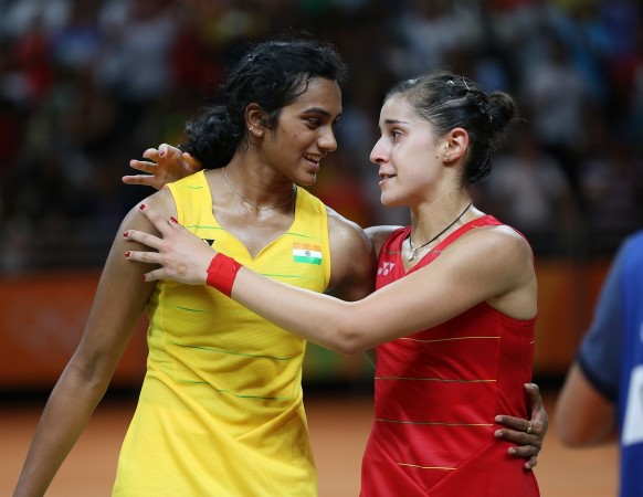 File photo of PV Sindhu and Carolina Marin pv sindhu, carolina marin