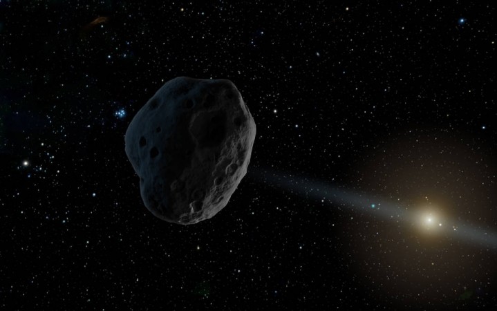 An artist's rendition of celestial body 2016 WF9. celestial body, 2016 WF9
