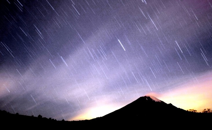 Photo of the Quadrantid meteor shower Quadrantid meteor shower