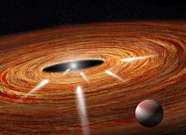 NASA: Hubble Detects 'Exocomets' plunging into a Young Star NASA: Hubble Detects 'Exocomets' plunging into a Young Star
