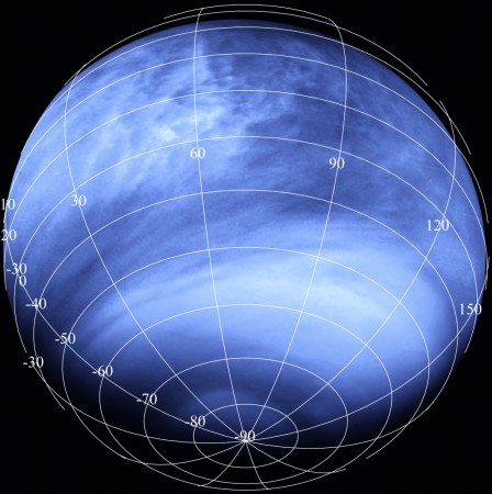 Venus seen in UV light by the ESA's Venus Express mission. Venus