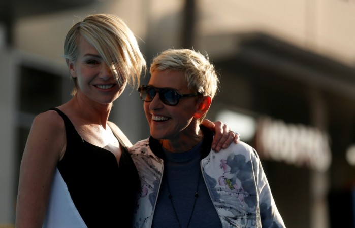 Ellen DeGeneres and her partner Portia de Rossi at Finding Dory premiere Ellen DeGeneres and her wife Portia de Rossi