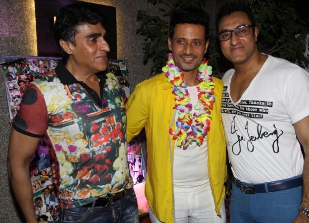 Karim Morani (extreme left) with Manmeet (middle) and Mohomed Morani Karim Morani rape charges