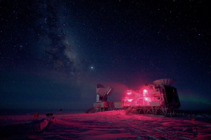 South Pole Telescope (SPT) in Antarctica. South Pole Telescope (SPT) in Antarctica