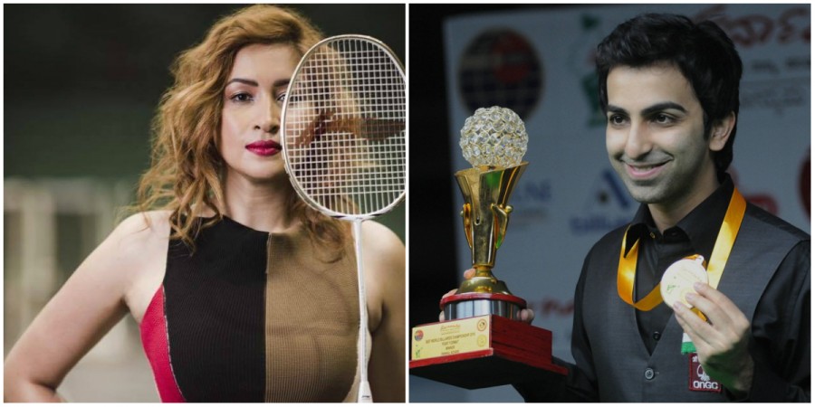 Jwala Gutta and Pankaj Advani