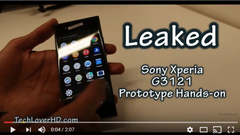 Sony Xperia XA (2017) prototype video leaks online; key design elements revealed Sony Xperia XA (2017), MWC 2017, Xperia XA design, language, key features