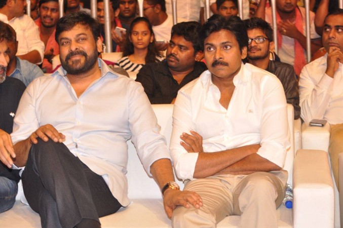 Chiranjeevi and Pawan Kalyan Chiranjeevi and Pawan Kalyan