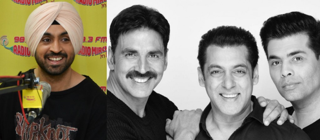 Diljit Dosanjh, Akshay Kumar, Salman Khan, Karan Johar Diljit Dosanjh, Akshay Kumar, Salman Khan