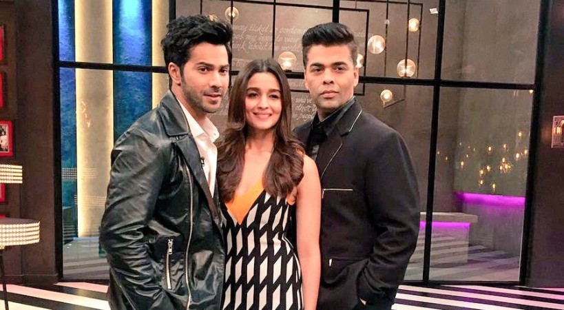 Varun Dhawan, Alia Bhatt, Karan Johar Alia Bhatt, Varun Dhawan, Badrinath Ki Dulhania