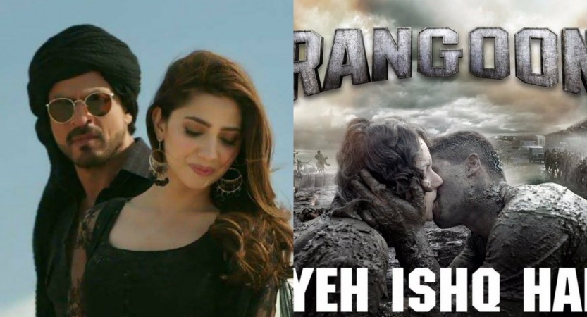 Zaalima song from Raees and Ishq Hai from Rangoon posters Valentine's day, valentine week, songs