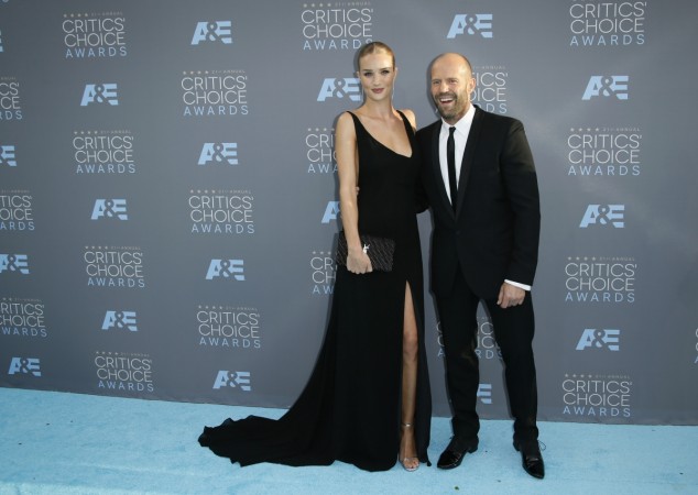 Jason Statham and finance Rosie Huntingdon-Whiteley Jason Statham and finance Rosie Huntingdon-Whiteley