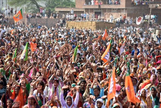 BJP election rally