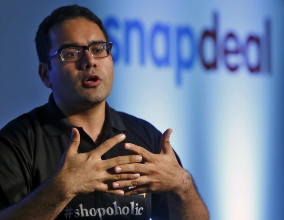 Kunal Bahl, co-founder of Indian online marketplace Snapdeal, gestures as he addresses the media during news conference in New Delhi, India, July 15, 2015. snapdeal, snapdeal layoff, snapdeal retrenchment, snapdeal cofounders, crisis at snapdeal, snapdeal news, kunal bahl, rohit bansal