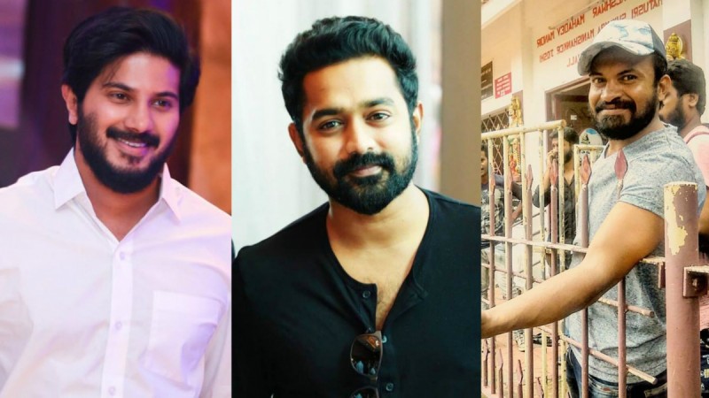 Dulquer Salmaan, Asif Ali and Soubin Shahir. Dulquer Salmaan, Asif Ali, Soubin Shahir, Fake news