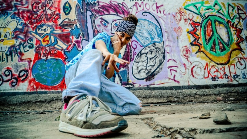 Ambarin Amb Kadri aka B-girl AmB from Mumbai. Bgirl AmB, Hip Hop, Women's day, India, Ambarin Amb Kadri,