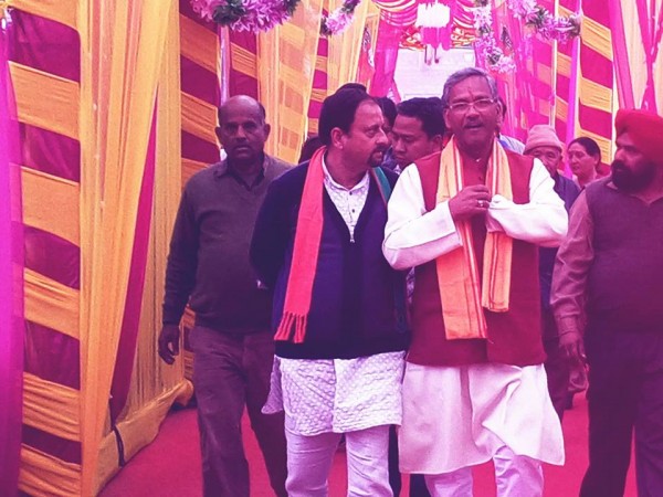 Trivendra Singh Rawat (foreground) trivendra singh rawat