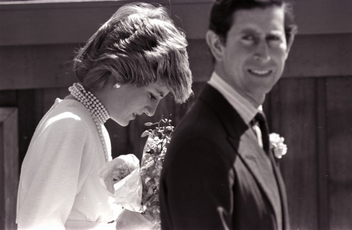 Princess Diana and Prince Charles on a walk to the California Pavilion in Vancouver May 6, 1986. Charles and Diana, Prince and Princess of Wales