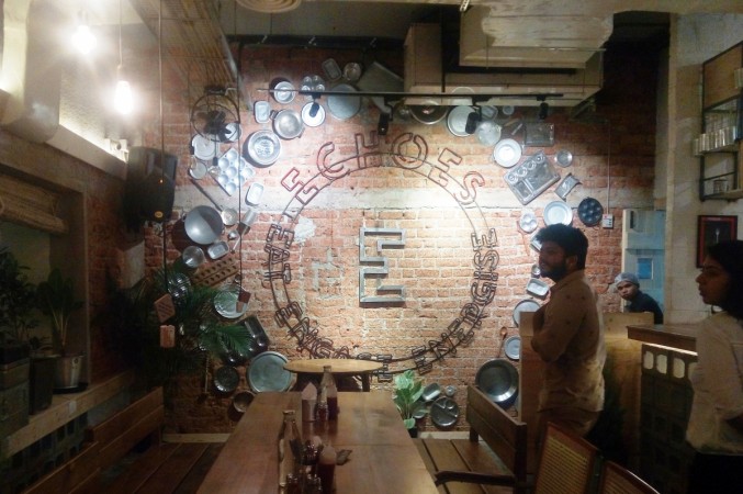 In picture: Interior decoration at Echoes Koramangala. Echoes Koramangala