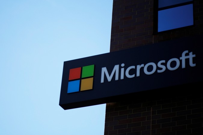 A sign marks the Microsoft office in Cambridge, Massachusetts, U.S. January 25, 2017. microsoft, data theft, windows 10, satya nadella of microsoft