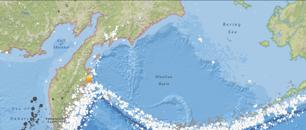 Russia earthquake today location