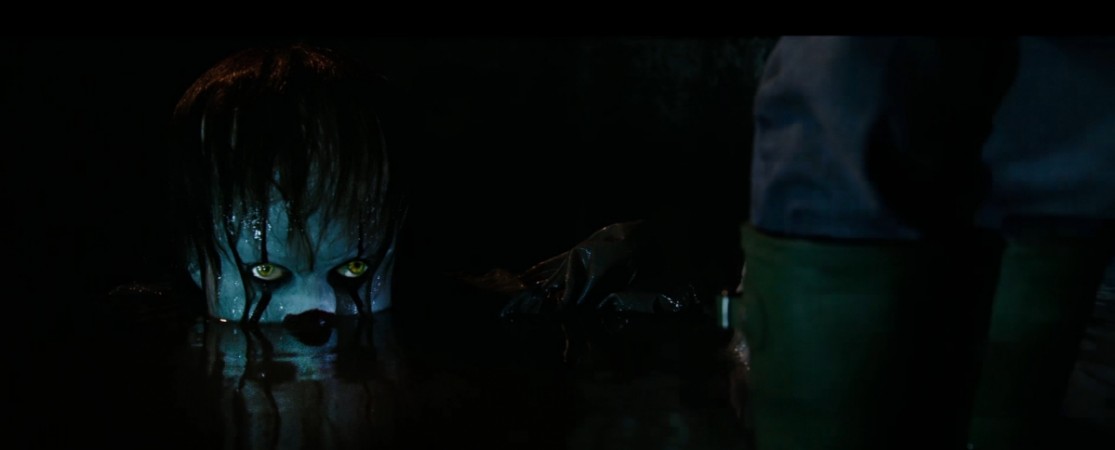 Pennywise, the clown, in IT movie Stephen King's IT movie