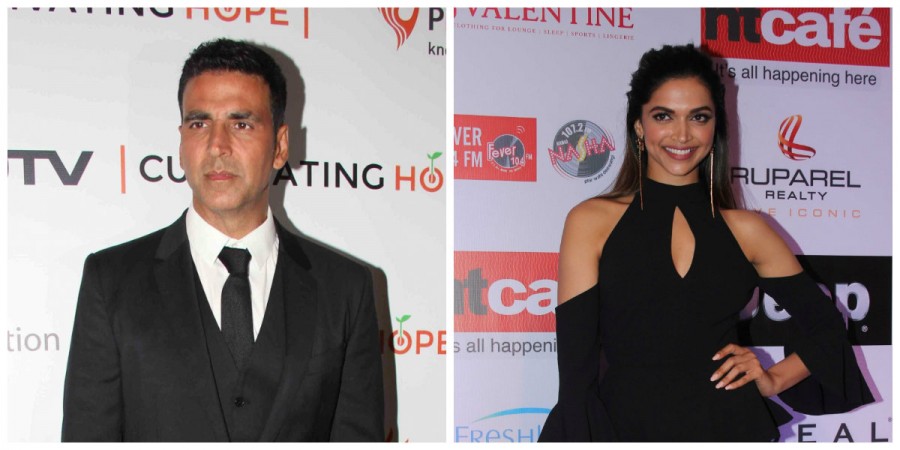 Akshay Kumar and Deepika Padukone Akshay Kumar and Deepika Padukone