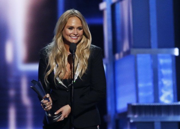 Singer Miranda Lambert accepts the Female Vocalist of the Year award. Miranda Lambert
