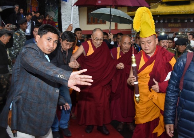 The Dalai Lama during his visit to Arunachal Pradesh Dalai Lama visit to Arunachal