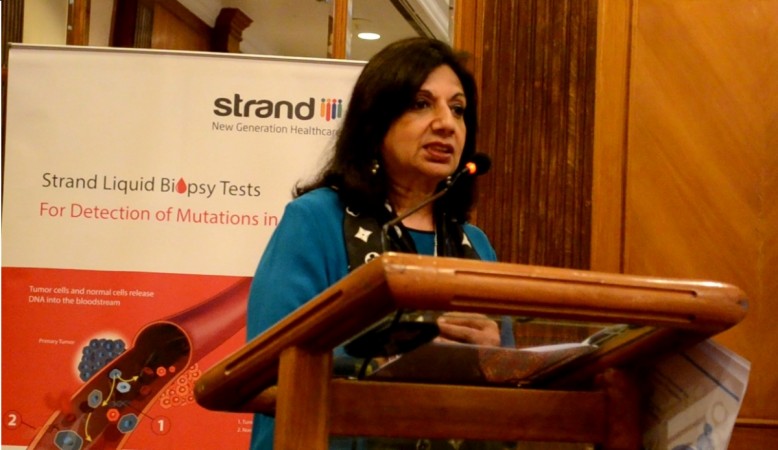 Ms Kiran Mazumdar-Shaw, Chairperson and Managing Director, Biocon. Strand, cancer, Kiran Mazumdar-Shaw, health,