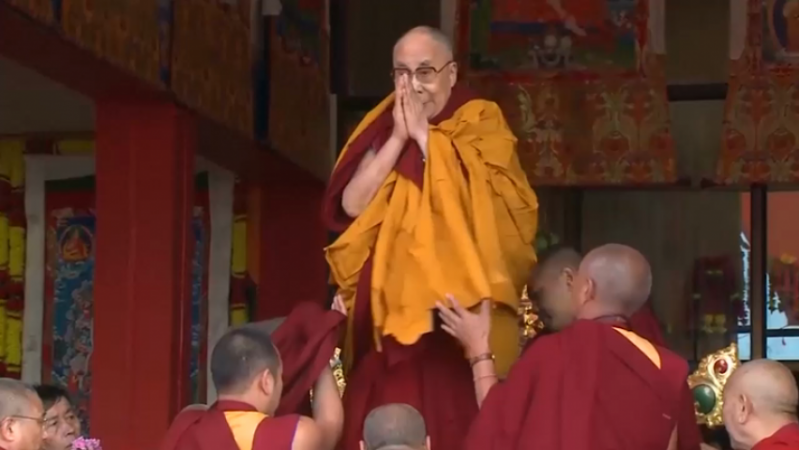 Dalai Lama visits monastery in Arunachal Pradesh Dalai Lama visits monastery in Arunachal Pradesh