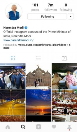 Pm narendra modi most followed world leader on instagram for second year