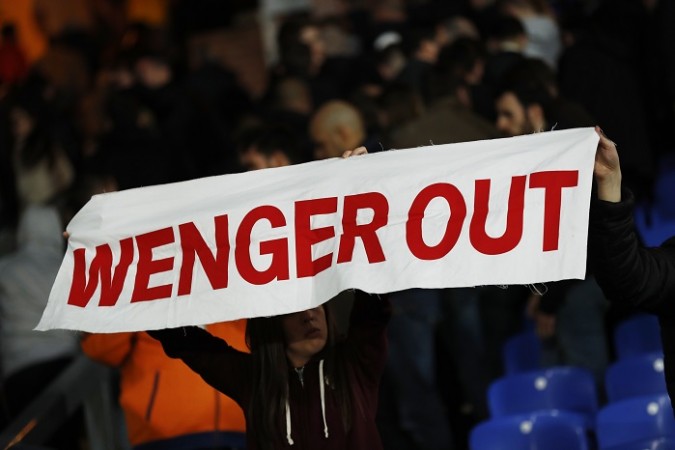 Arsene Wenger, Arsenal, Crystal Palace, fans, EPL