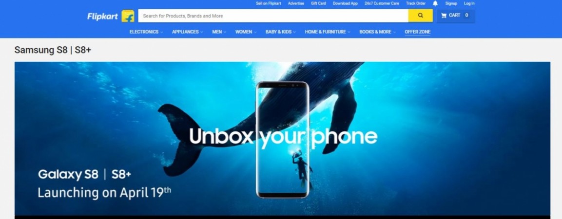 samsung galaxy s8 flipkart india