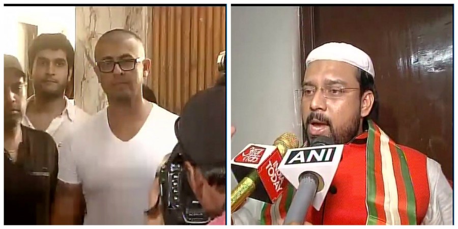 Sonu Nigam and Syed Sha Atef Ali Al Quaderi Sonu Nigam and Syed Sha Atef Ali Al Quaderi