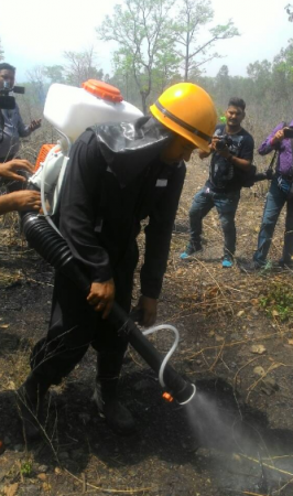 Mock drills in forests of Uttarakhand Date: April 20, 2017 mock drill