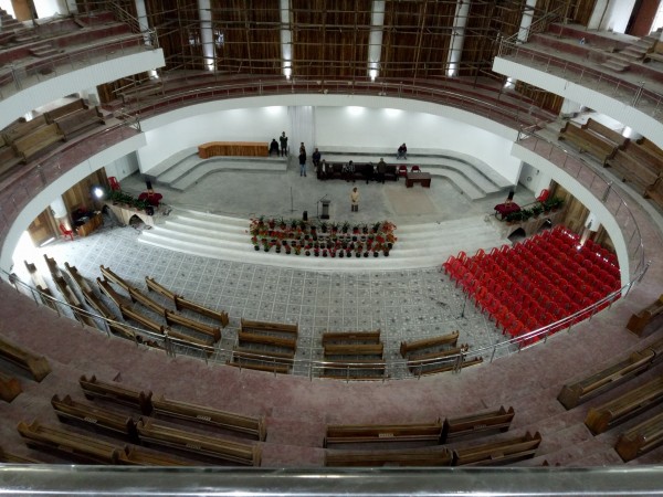 Interior of Sumi Baptist Church Zunheboto in Nagaland, India Interior of Sumi Baptist Church Zunheboto in Nagaland, India