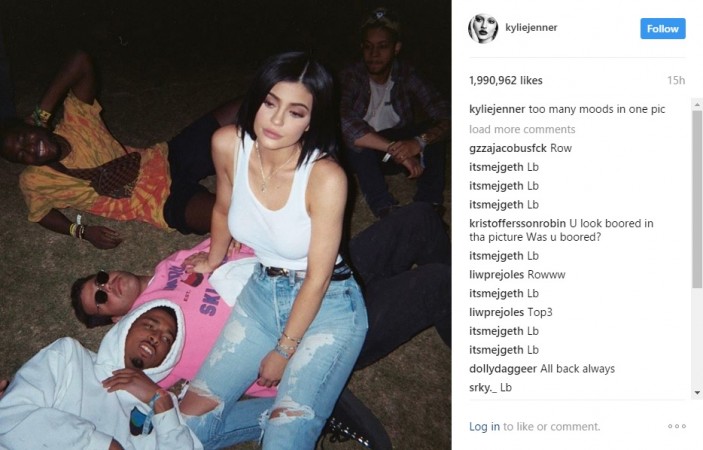 Kylie Jenner with rapper Travis Scott at Coachella. Kylie Jenner